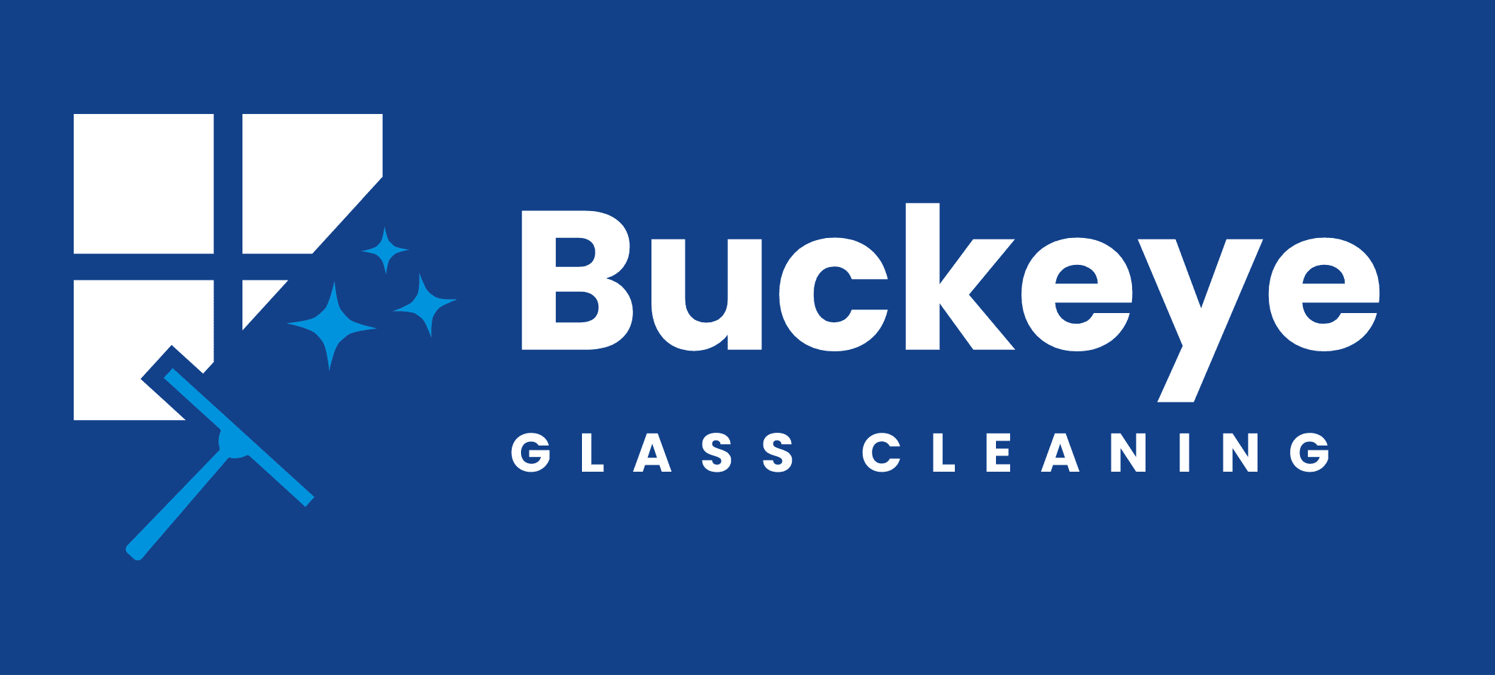 Logo Blue Background